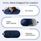 👔 Men's Non-Iron Shirts – No Ironing, Wrinkle-Free & Comfortable All Day!