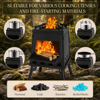 StickBlaze Foldable Wood Burning Stove - Never Pack Camp Fuel Again