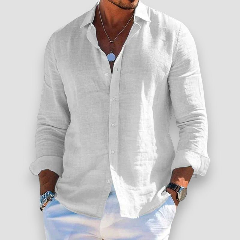 Lorenzo™ Relaxed Linen Summer Shirt