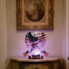 🇺🇸 Freedom EagleTM Patriotic LED Table Lamp – American Pride Decor