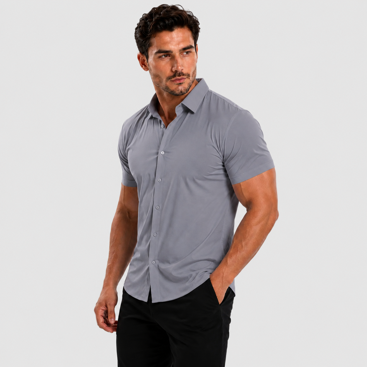Men's Muscle Fit Tee – Slimming Compression & Premium Everyday Comfort