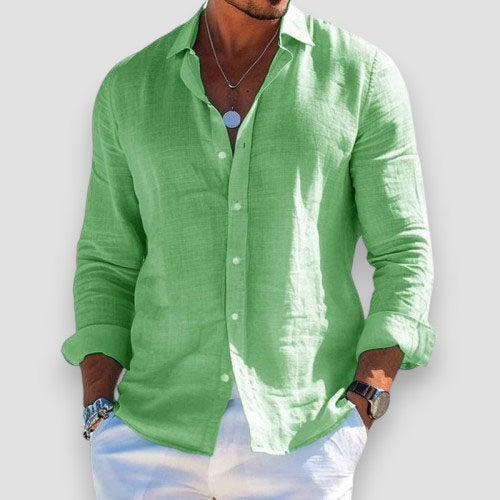 Lorenzo™ Relaxed Linen Summer Shirt