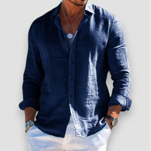 Lorenzo™ Relaxed Linen Summer Shirt
