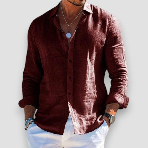 Lorenzo™ Relaxed Linen Summer Shirt