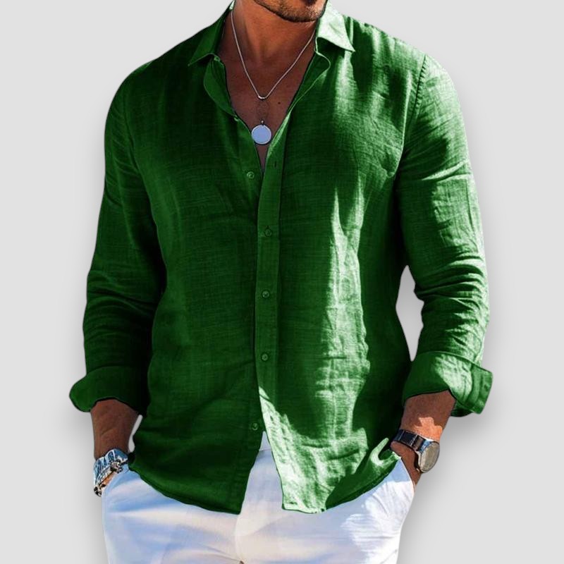 Lorenzo™ Relaxed Linen Summer Shirt