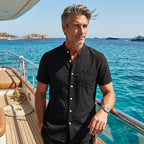 🔥 -50% Aujourd’hui ! Chemise Homme Manches Courtes – Légère, Respirante & Parfaite pour les Looks d’Été ☀️