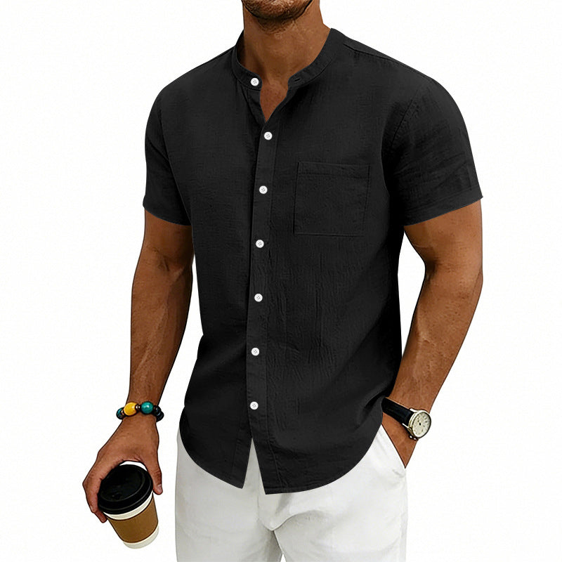 🔥 -50% Aujourd’hui ! Chemise Homme Manches Courtes – Légère, Respirante & Parfaite pour les Looks d’Été ☀️