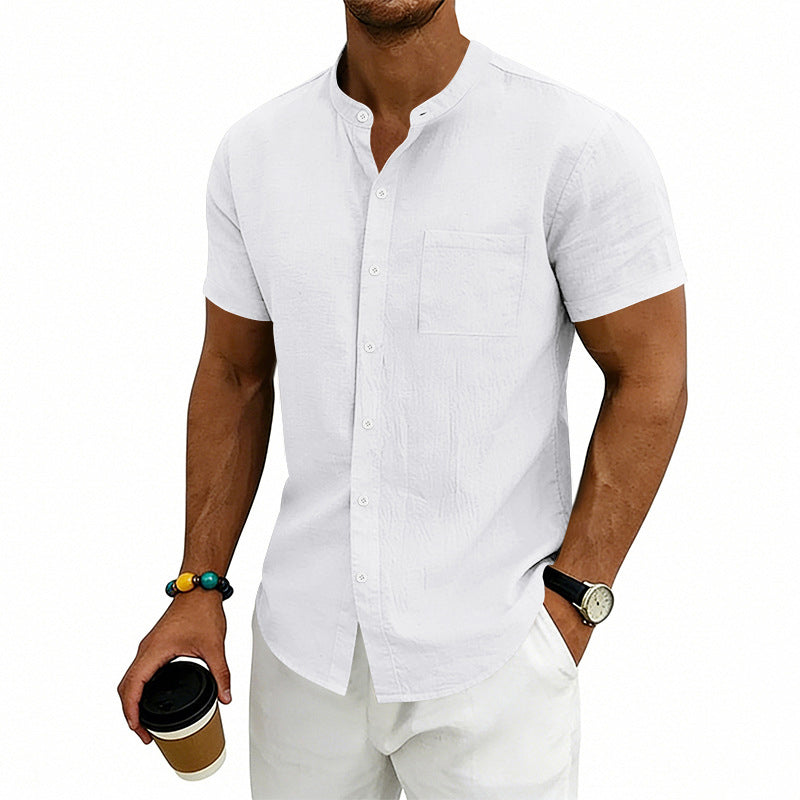 🔥 -50% Aujourd’hui ! Chemise Homme Manches Courtes – Légère, Respirante & Parfaite pour les Looks d’Été ☀️