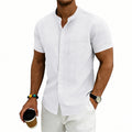 🔥 -50% Aujourd’hui ! Chemise Homme Manches Courtes – Légère, Respirante & Parfaite pour les Looks d’Été ☀️