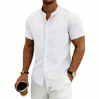 🔥 -50% Aujourd’hui ! Chemise Homme Manches Courtes – Légère, Respirante & Parfaite pour les Looks d’Été ☀️