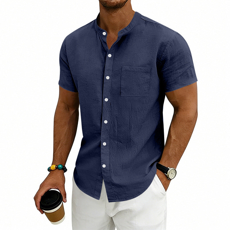 🔥 -50% Aujourd’hui ! Chemise Homme Manches Courtes – Légère, Respirante & Parfaite pour les Looks d’Été ☀️