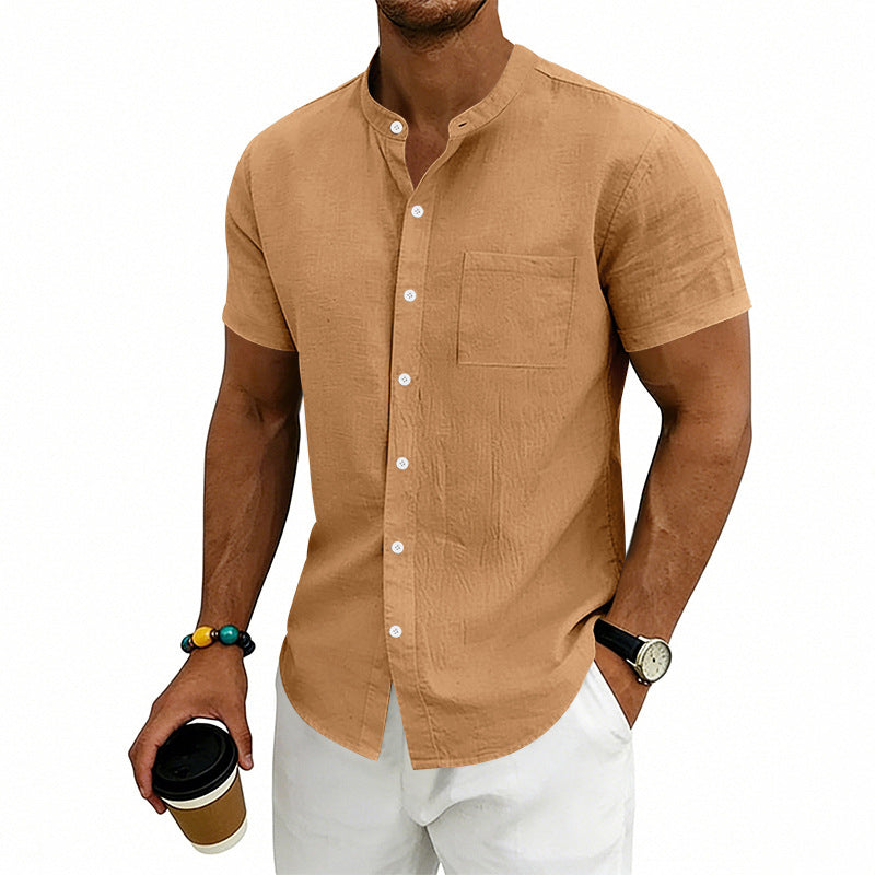 🔥 -50% Aujourd’hui ! Chemise Homme Manches Courtes – Légère, Respirante & Parfaite pour les Looks d’Été ☀️